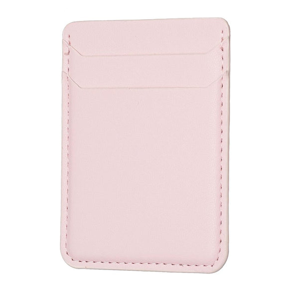 R20 Texture Card Bag Back Sticker For Mobile Phones - Pink