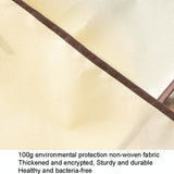 Thickened Non Woven Sunbed Quilt Mat - Light Gray