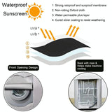 Waterproof Dustproof Cover for 420d Roller Boiler Washing Machine - 60x53x85cm Size - Gray - 60X53X85Cm