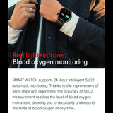 1.39 Inch Ip67 Waterproof Leather Band Smart Watch Supports Bluetooth Call / Blood Oxygen / Body Temperature Monitoring - Brown