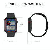 1.75 Inch Full Screen Ip67 Waterproof Smart Watch Support Sleep Monitor / Heart Rate Monitor / Bluetooth Call - Pink