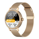 Smart Steel Watch With Colour Screen - Cf90 - Gold