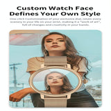 Smart Steel Watch With Colour Screen - Cf90 - Gold