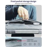 14 Inch Waterproof Laptop Handbag In Bg-01 Design - Black - 14 Inch