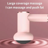 5-Head Handheld Massage Gun For Fat Pushing - White