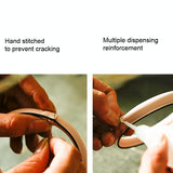 Snake Print Wrist Keychain Coin Purse Black Pu Leather Bracelet Card Case - Yellow