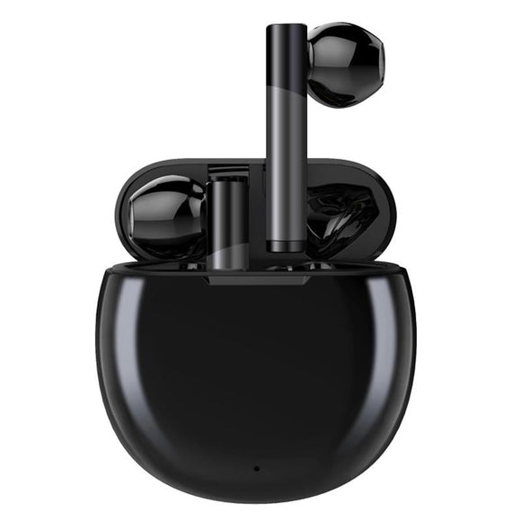 Wireless Tws 5.0 Earbuds with 650mah Charging Case & Language Wakeup - Black