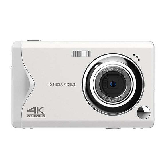 3.0-inch Autofocus 4k Hd Digital Camera with Hd Screen - White