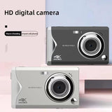 3.0-inch Autofocus 4k Hd Digital Camera with Hd Screen - White