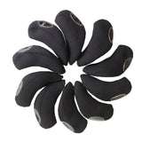 10-piece Neoprene Golf Club Headgear Set - Waterproof & Wear-resistant - Green