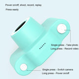 Fun Cartoon Digital Camera for Kids - 24mp Wifi Educational Toys - Blue