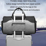 20 Inch Waterproof Foldable Travel Handbag - Dark Gray