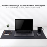 Waterproof Non Slip Desk Pad For Large Mice - Black
