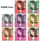 10 Mode Rgbw Led Ring Light with Tripod and Ball Head - 4.7 Inch Curved Surface - Black