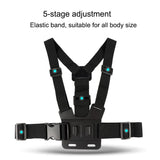 Adjustable Body Mount Belt with Phone Clamp for Action Cameras and Smartphones