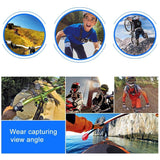 Adjustable Body Mount Belt with Phone Clamp for Action Cameras and Smartphones