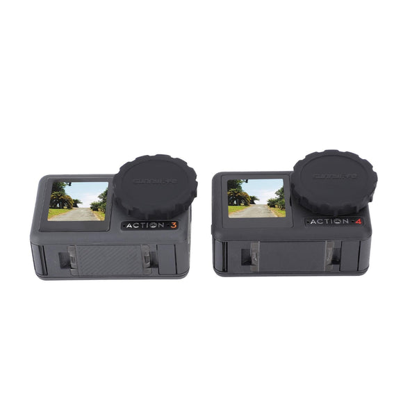 2-pack Camera Lens Cap for Dji Action 3 / 4 - Scratch Resistant