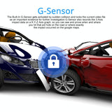 2.4 Lcd Car Dvr Camera with 2880 x 2160p Hd Resolution and 150 Degree Wide Angle View