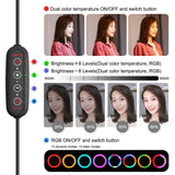 10.2 Marquee Led Beauty Light with Tripod and Remote Control