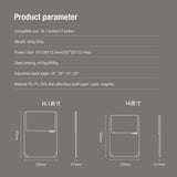 16.0 Inch Water Wave Texture Laptop Sleeve - Versatile Design - Brown