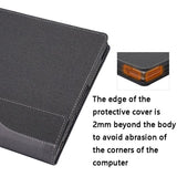 15.6 Hp Spectre X360 15-Eb Laptop Case - Pu Leather - Black