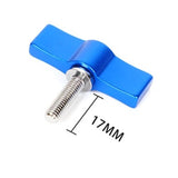 10pcs T-shaped Multi-directional Screw with M5 Aluminum Alloy Handle - Blue