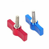 10pcs T-shaped Multi-directional Screw with M5 Aluminum Alloy Handle - Blue