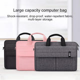 14.1 Inch Laptop Handheld Briefcase Storage Bag - no Shoulder Strap - Grey