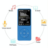 8Gb Portable Lcd Fm Radio Mp3 Mp4 Player - White 8Gb