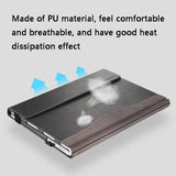 13.5 Inch Protective Sleeve for Microsoft Surface Book 2 in Pu Leather - Gentleman Gray