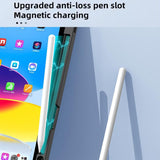 Universal Rotatable Magnetic Keyboard Case For Ipad 10.5 / 10.2 - Suspended Slide Rail Protection - White - For Ipad 10.9 / 11