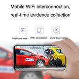 1080p Hd Car Recorder with Wifi for Parking Monitoring - Without Button + Usb Long Line