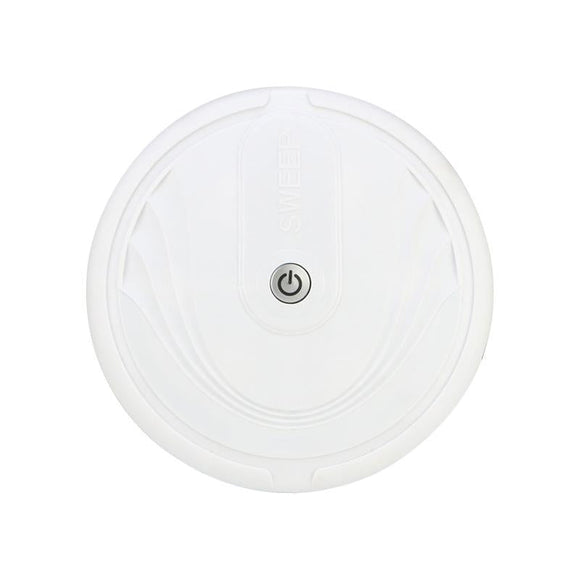 Efficient Household Hair Cleaner - Smart Sweeping Robot - White