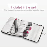 Black Nylon Hanging Storage Bag for Portable Dyson Hair Curler