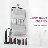 Black Nylon Hanging Storage Bag for Portable Dyson Hair Curler