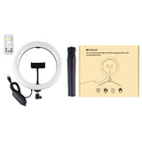 10.2 Marquee Led Beauty Light with Tripod and Remote - Dual-colour Ring Light for Vlogging and Photography