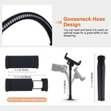 10.2 Marquee Led Beauty Light with Tripod and Remote - Dual-colour Ring Light for Vlogging and Photography