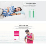 Waterproof Heart Rate Fitness Tracker With Sleep Monitoring