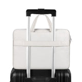 15.6 Inch Waterproof Laptop Bag - Wearable - Light Pink