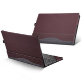 14 Inch Laptop Protective Case In Pu Leather For Ideapad C340 - Dark Gray