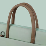 13-13.3 Inch Laptop Bag Crossbody Briefcase in Oxford Cloth - Gray - 15 - 16.1 Inch