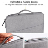 15.4 Inch Laptop Felt Sleeve Protective Case Carrying Bag - Dark Grey
