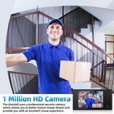 2.0Mp Digital Peephole Door Viewer With 3.5 Screen - Black