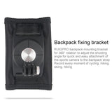 360 Degree Rotating Quick Release Backpack Strap Mount for Gopro Hero12