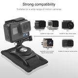 360 Degree Rotating Quick Release Backpack Strap Mount for Gopro Hero12