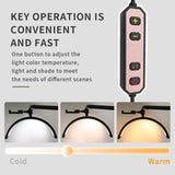 Adjustable Beauty Light for Eyelash Techs - 16 Inch - Black