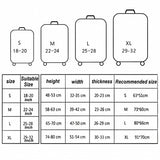 29-32 Inch Travel Suitcase Dust Covers - Elastic & Abrasion-resistant - Blue Ripple