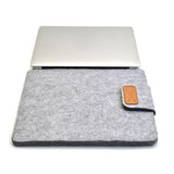 15 Inch Vertical Felt Laptop / Tablet Sleeve Bag - Light Grey