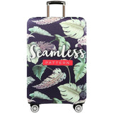 Stretchy Luggage Dust Cover - Durable & Protective - Size l - Tropical Palm - Xl