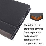 Protective Leather Laptop Case - Anti-Fall - Black - For Lenovo V15 Gen 4